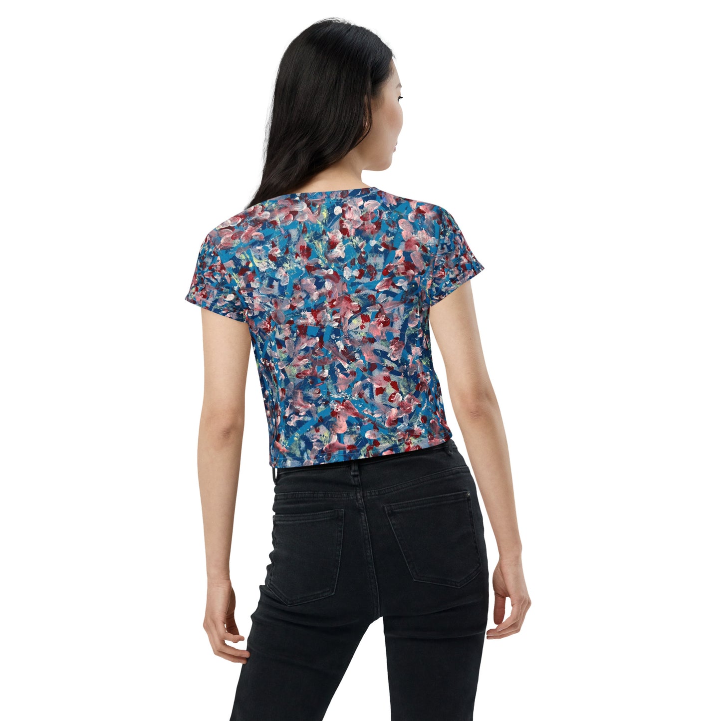 All-Over Print Crop Tee