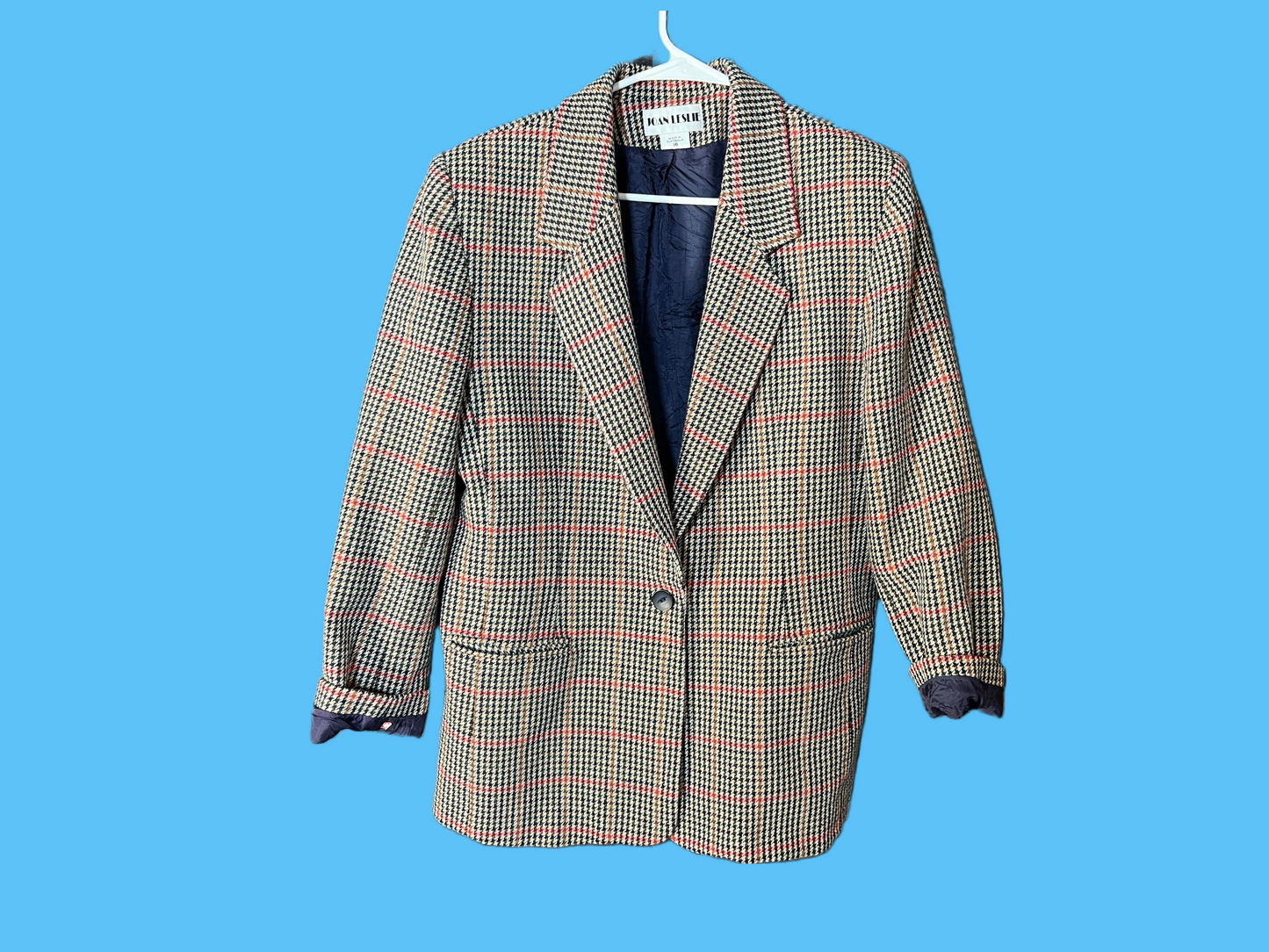 Vintage Plaid Red/White/Black Sport Jacket