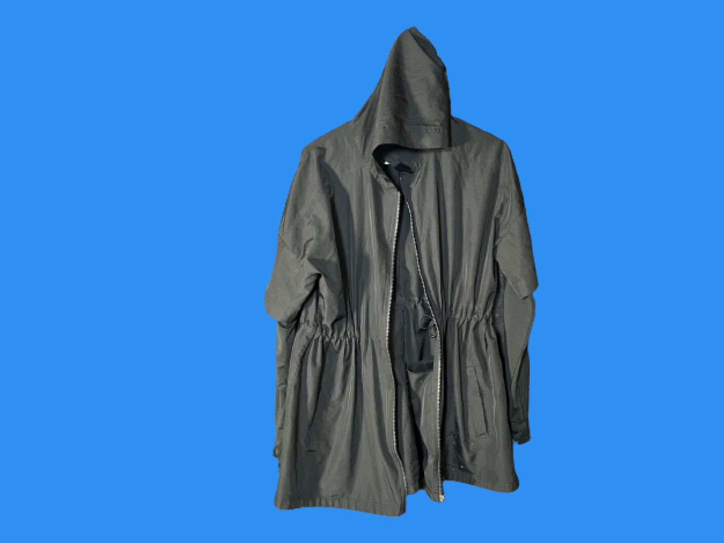 Champion Long Drawstring Hooded Jacket