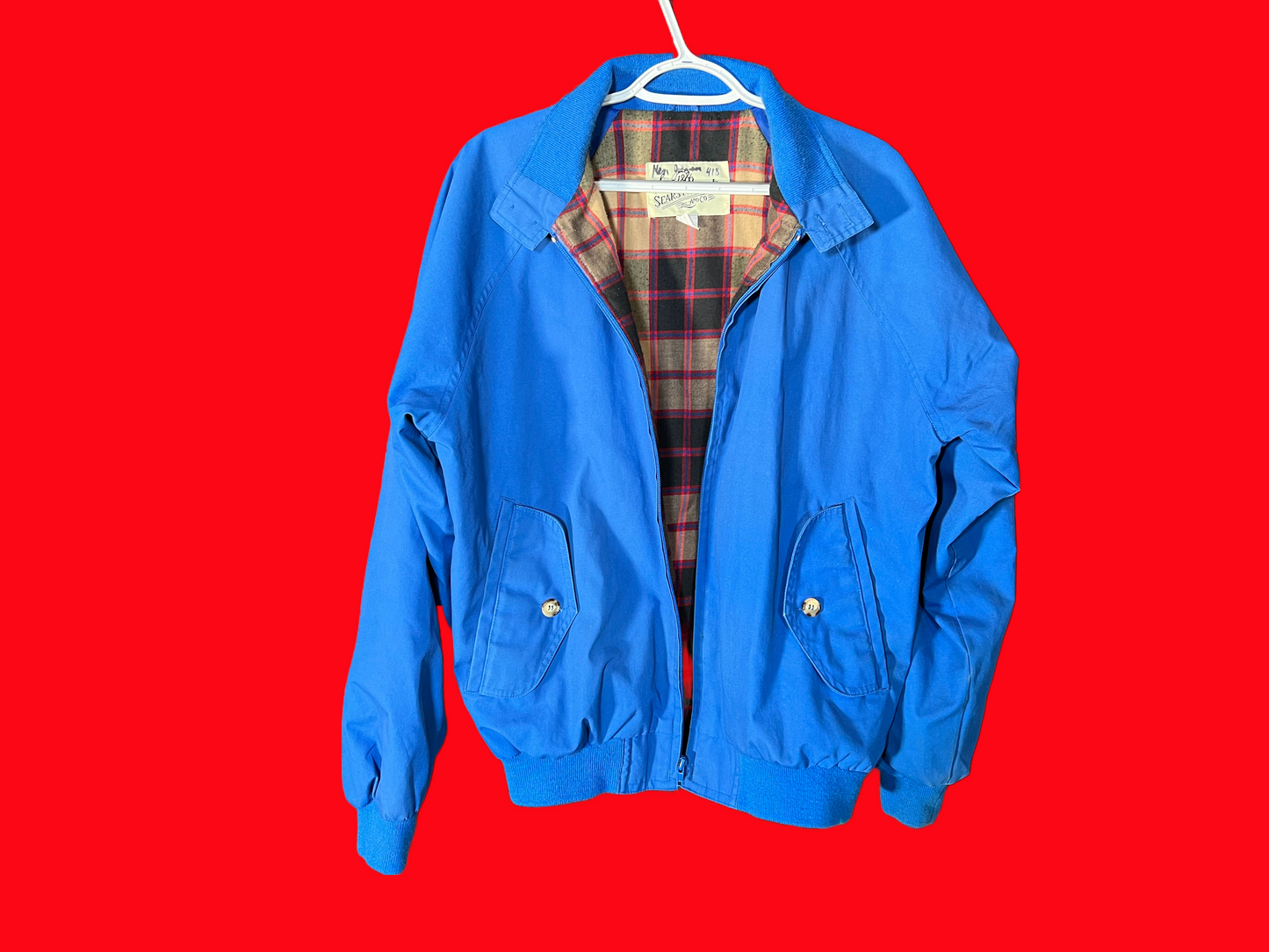 Vintage Collared Cropped Jacket