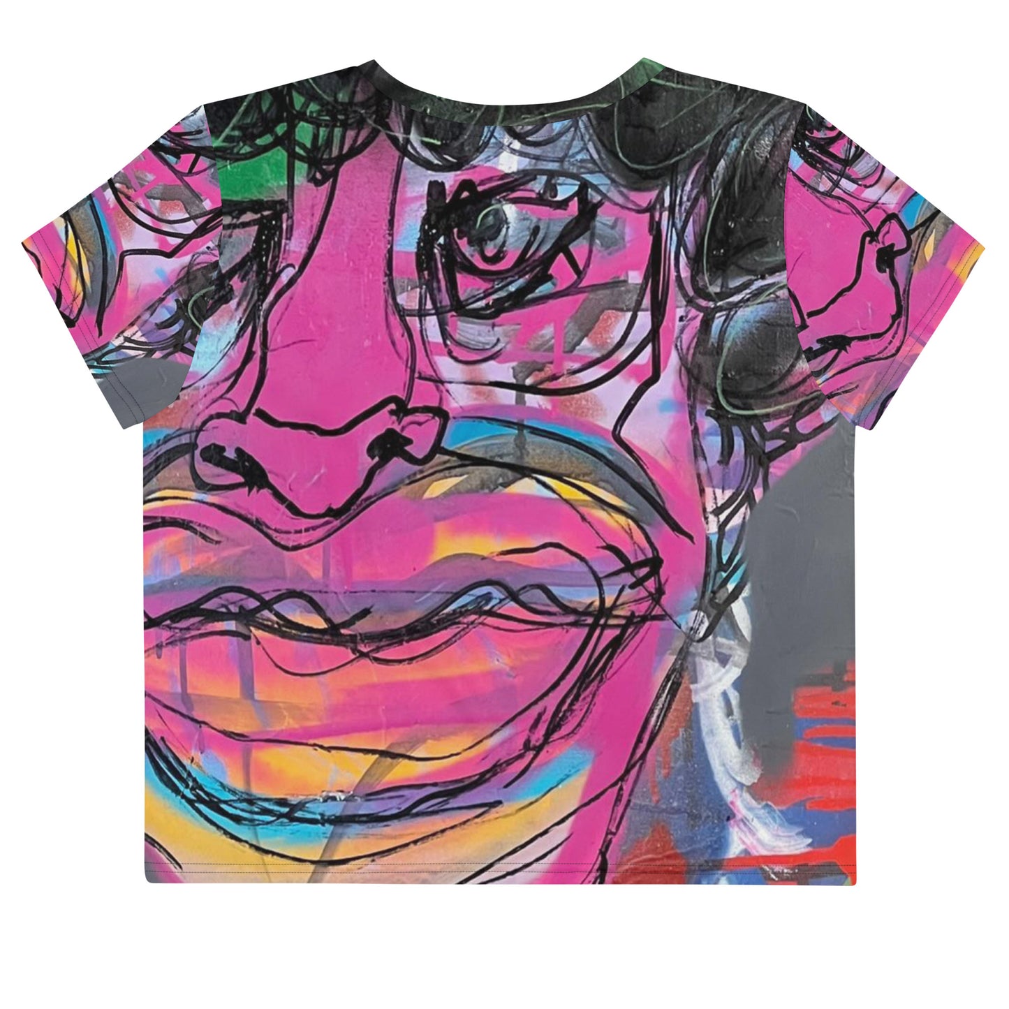 All-Over Print Crop Tee