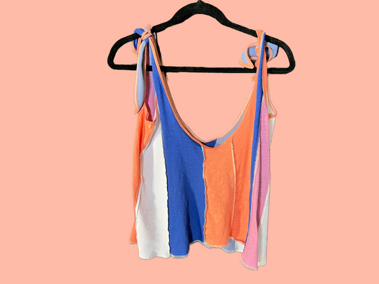 Free People Relaxed Fit Shoulder Tie Tank
