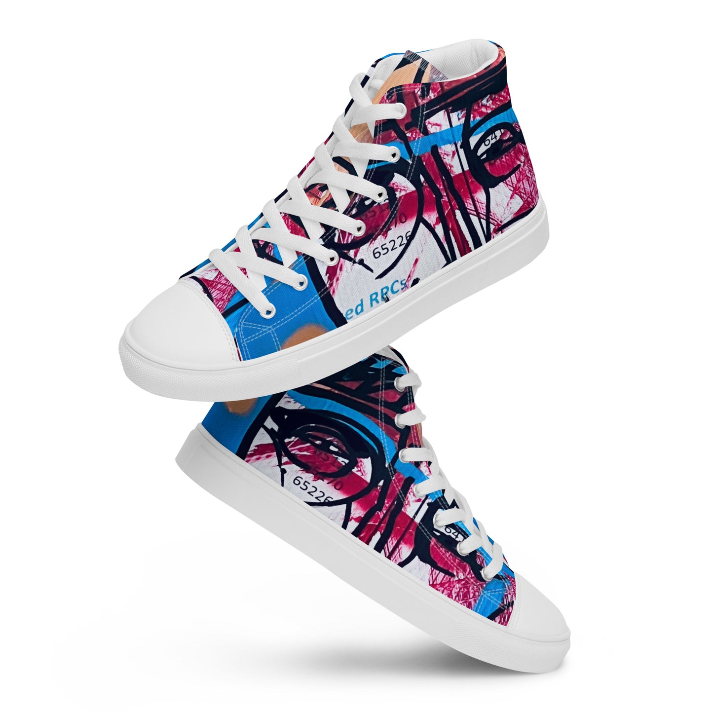 Men’s high top canvas shoes