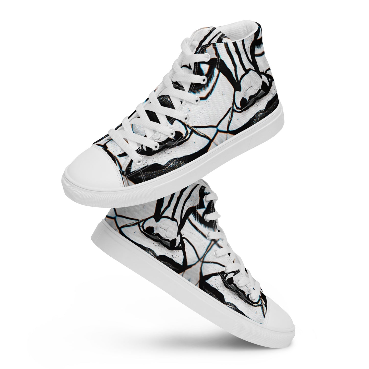 Men’s high top canvas shoes