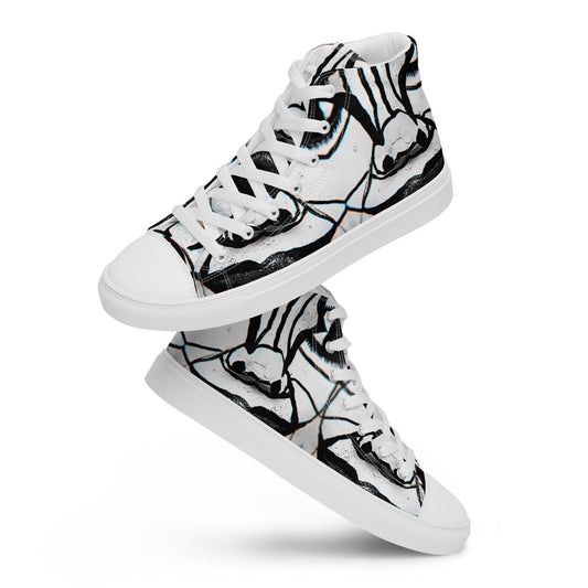 Men’s high top canvas shoes