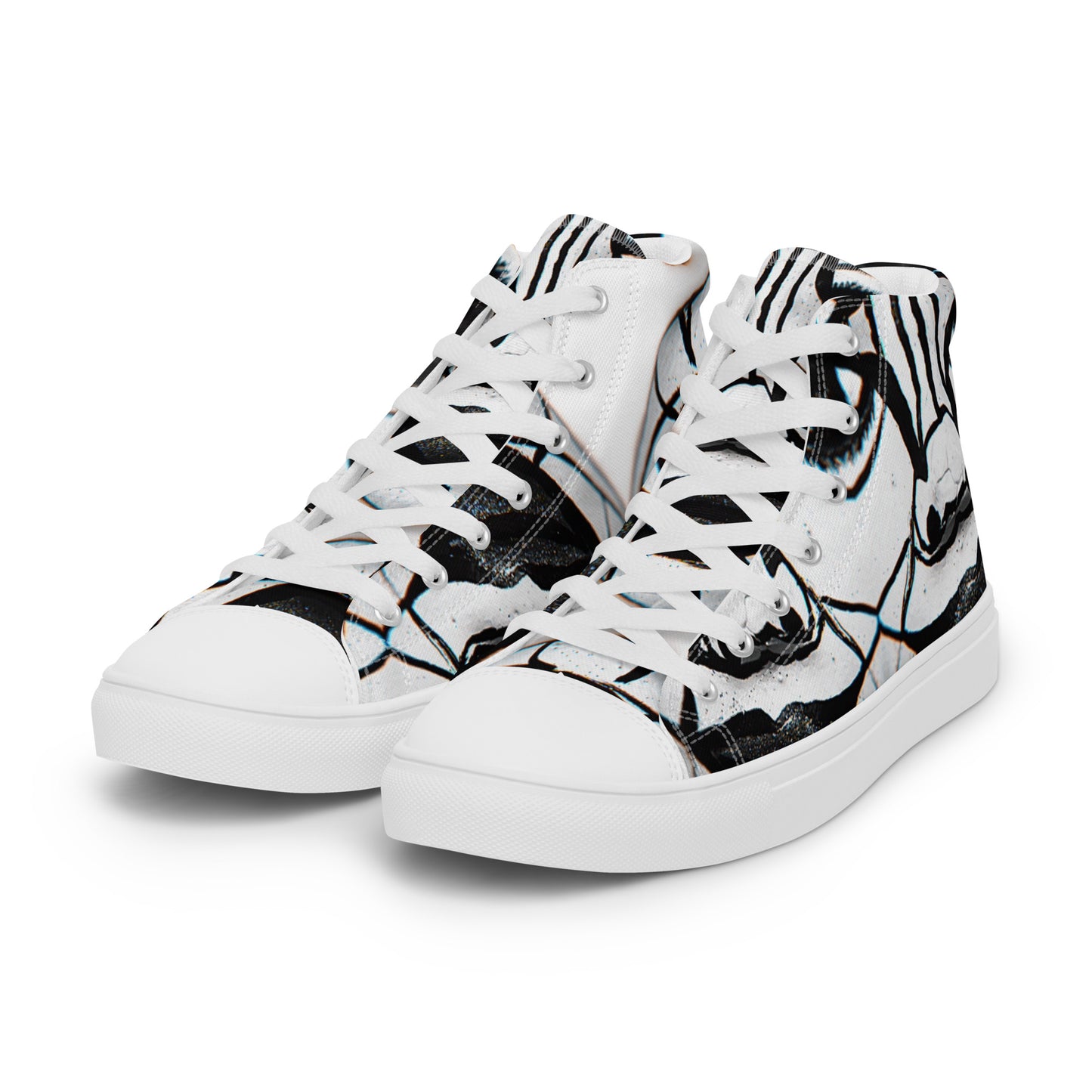 Men’s high top canvas shoes