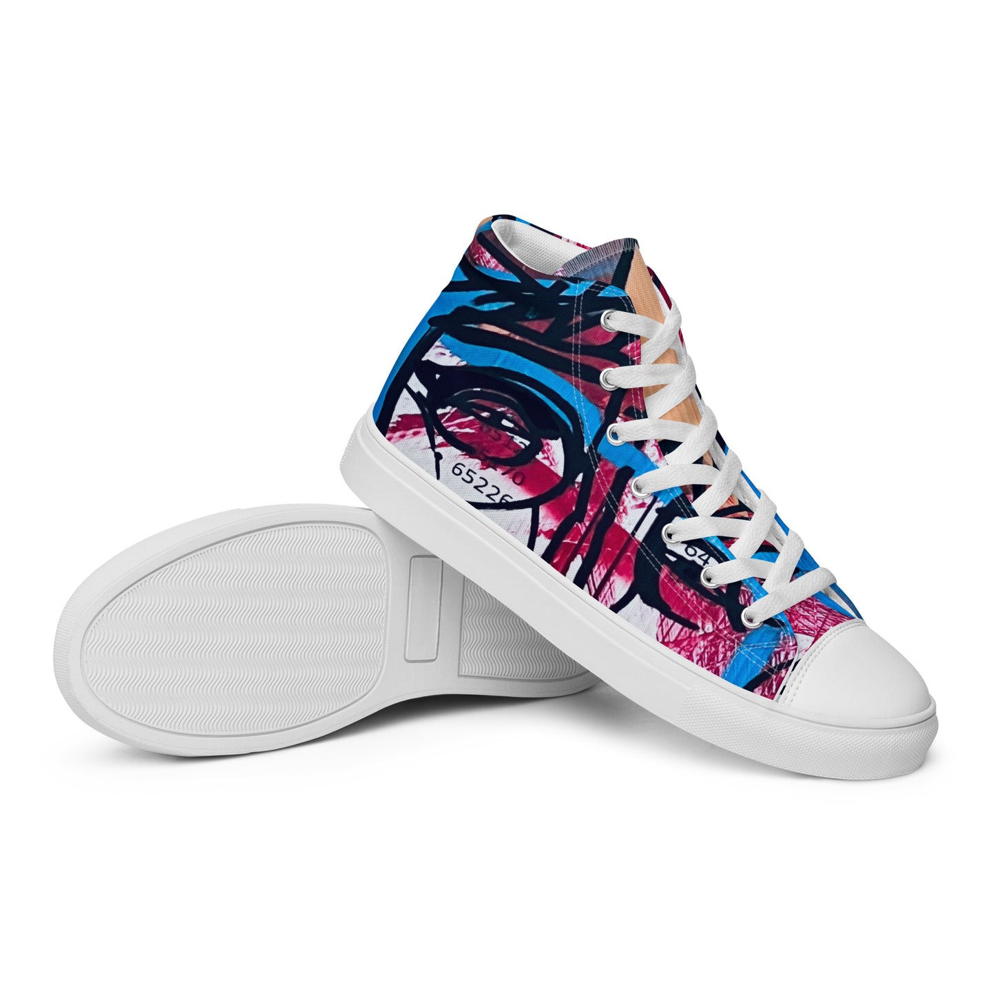 Men’s high top canvas shoes
