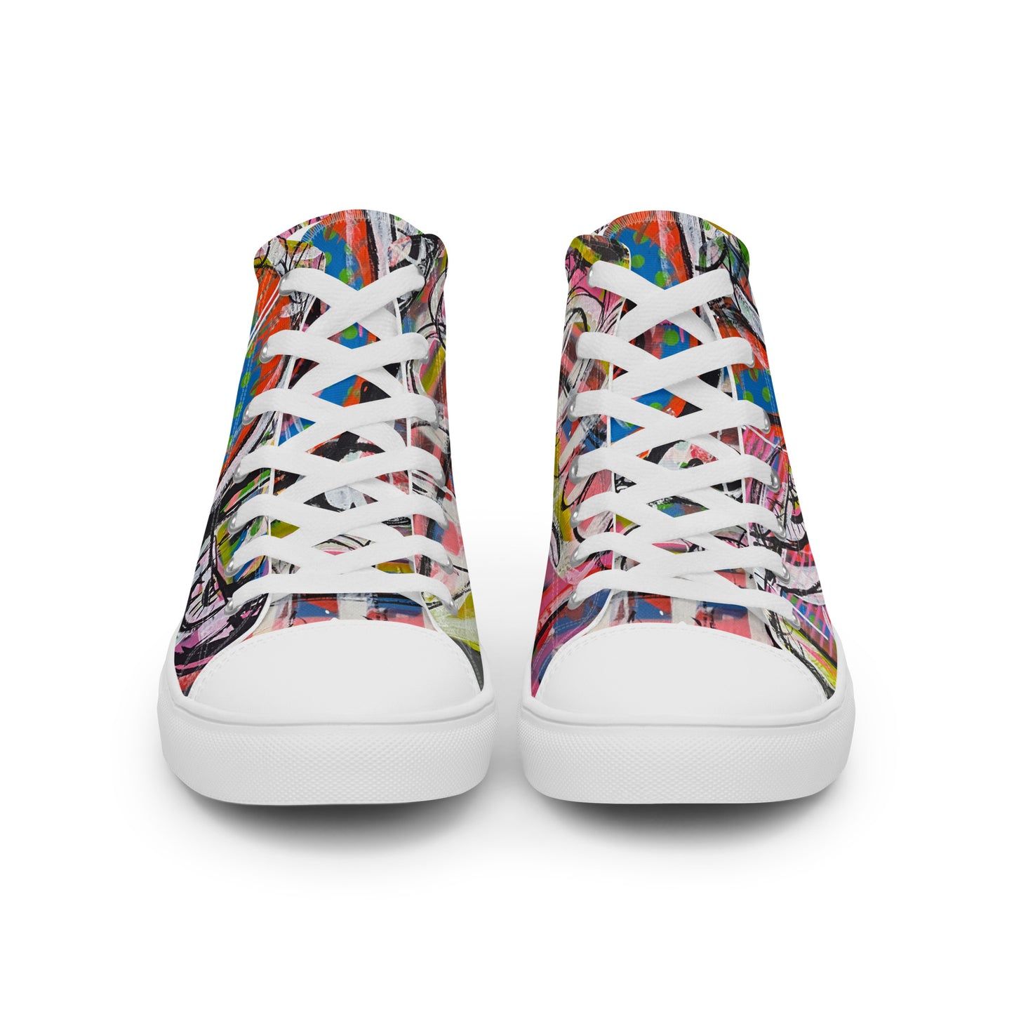 Men’s high top canvas shoes