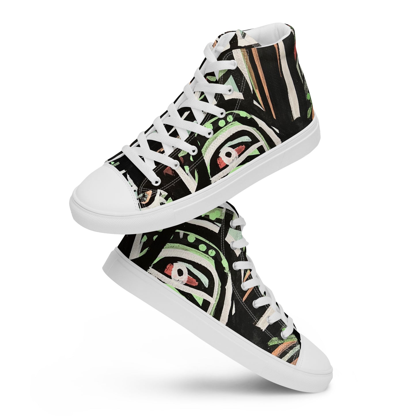 Men’s high top canvas shoes