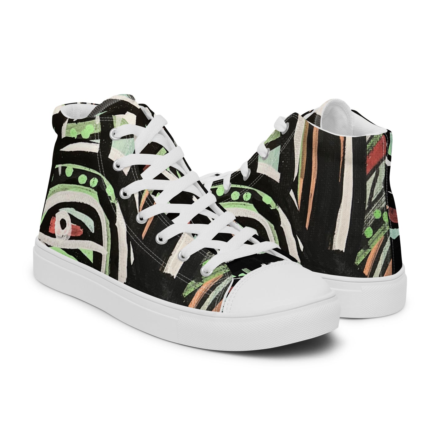 Men’s high top canvas shoes